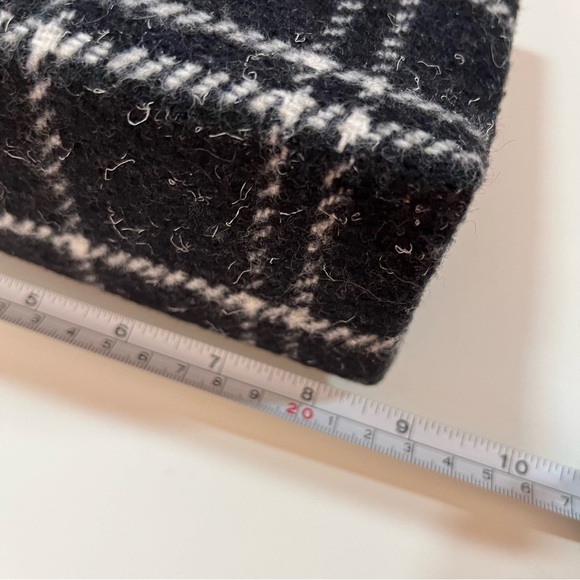 Kate Spade Vintage 90's Y2K window pane check Plaid Small top handle Box Bag - Picture 13 of 15